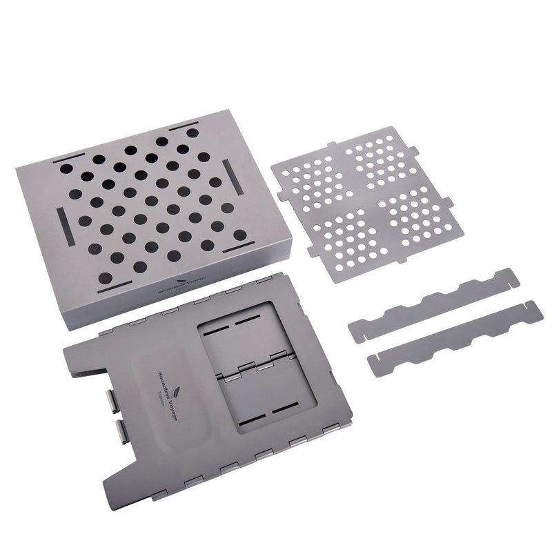Load image into Gallery viewer, AdvenCrew Titanium Wood Stove Foldable Camping Furnace - AdvenCrew