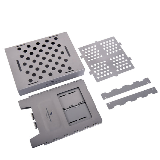 AdvenCrew Titanium Wood Stove Foldable Camping Furnace - AdvenCrew