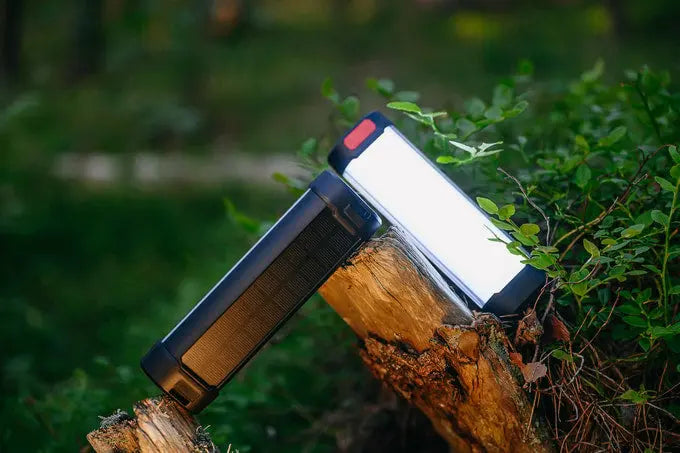 Load image into Gallery viewer, AdvenCrew 2-In-1 Solar LED Camping Light & Portable Charger