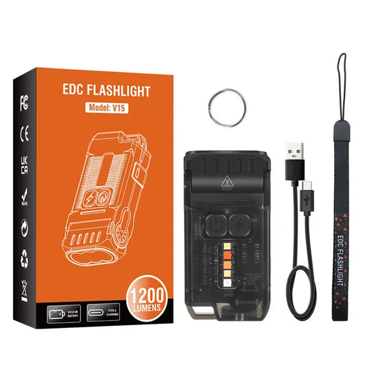 AdvenCrew Lightok EDC Camping Carry Flashlight