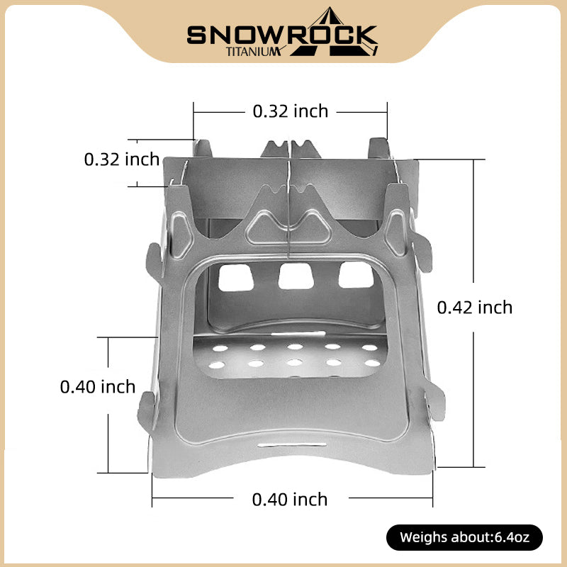 Load image into Gallery viewer, AdvenCrew Ultra-Light Titanium Folding Wood Stove - AdvenCrew