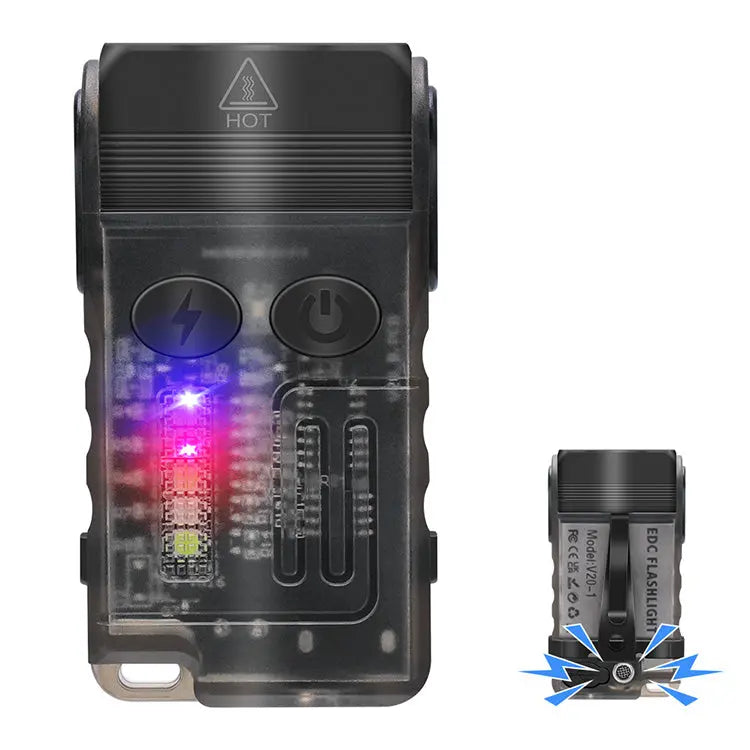 Загрузить изображение в просмотрщик галереи, AdvenCrew Rechargeable Multifunctional Owl EDC Hiking Flashlight AdvenCrew