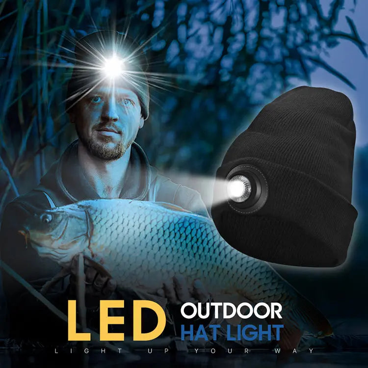 Load image into Gallery viewer, AdvenCrew LED Cap Light: Outdoor Cycling & Fishing Headlamp