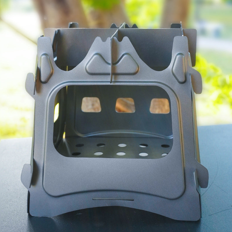 Load image into Gallery viewer, AdvenCrew Ultra-Light Titanium Folding Wood Stove - AdvenCrew