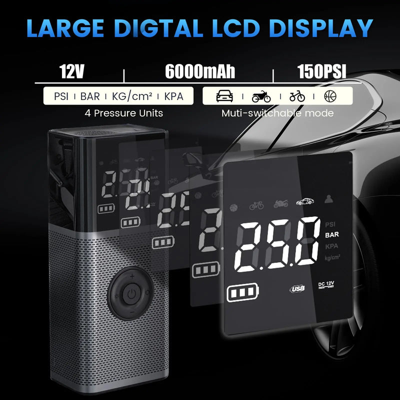 Load image into Gallery viewer, CARSUN Portable Tire Inflator