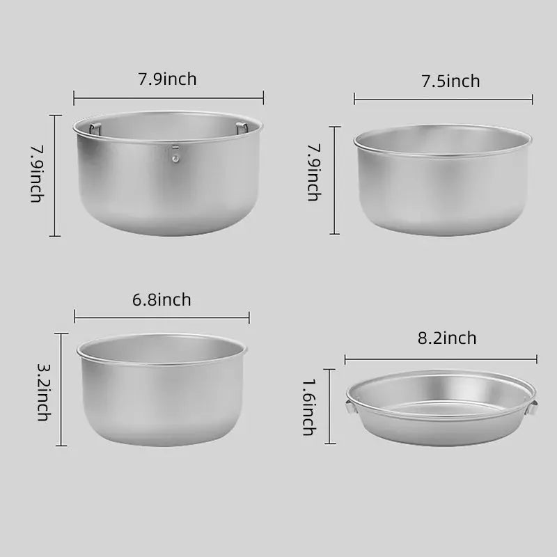 Загрузить изображение в просмотрщик галереи, AdvenCrew 10pcs Camping Multi Compact Cookset