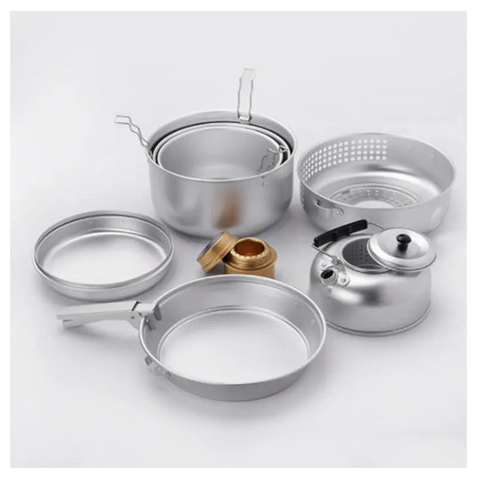 AdvenCrew 10pcs Camping Multi Compact Cookset
