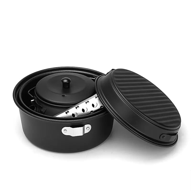 Загрузить изображение в просмотрщик галереи, AdvenCrew 10pcs Camping Multi Compact Cookset