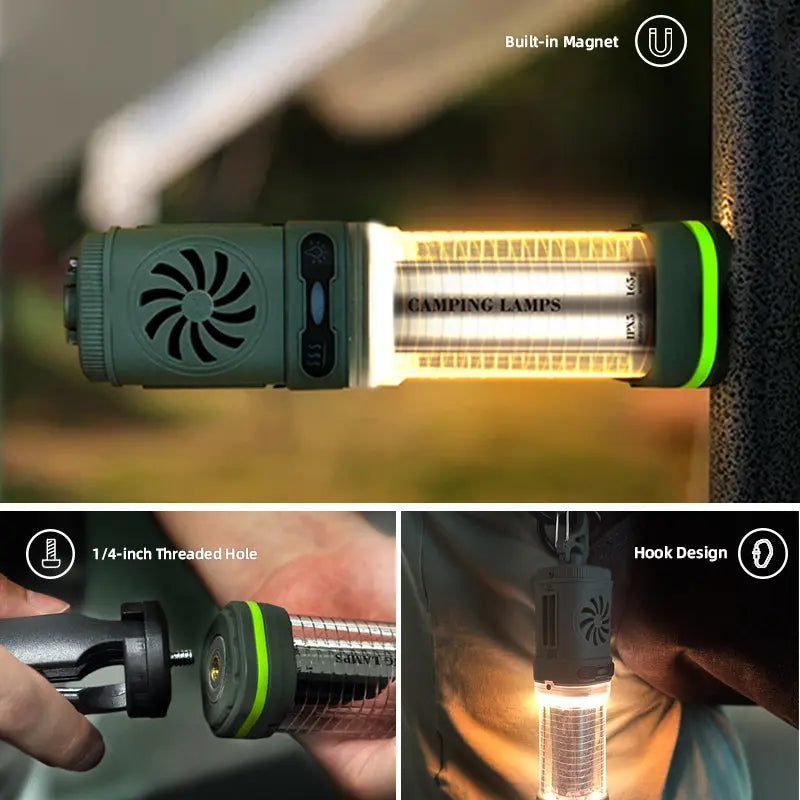 Загрузить изображение в просмотрщик галереи, AdvenCrew 2-in-1 Portable Waterproof Mosquito Repellent light - AdvenCrew