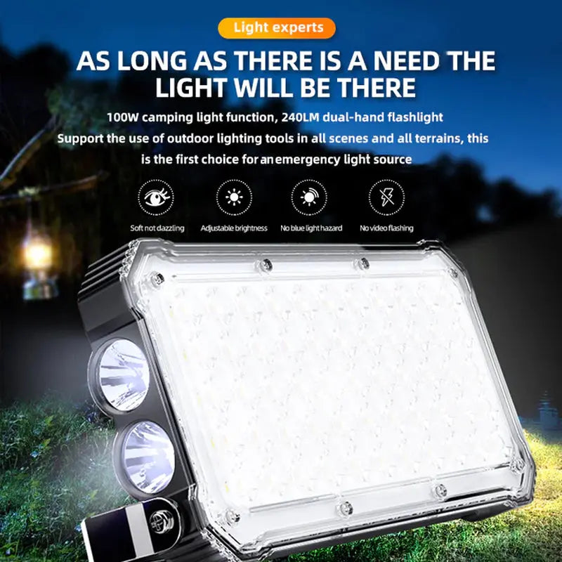 Load image into Gallery viewer, AdvenCrew Multifunctional Rechargeable Portable Camping Light