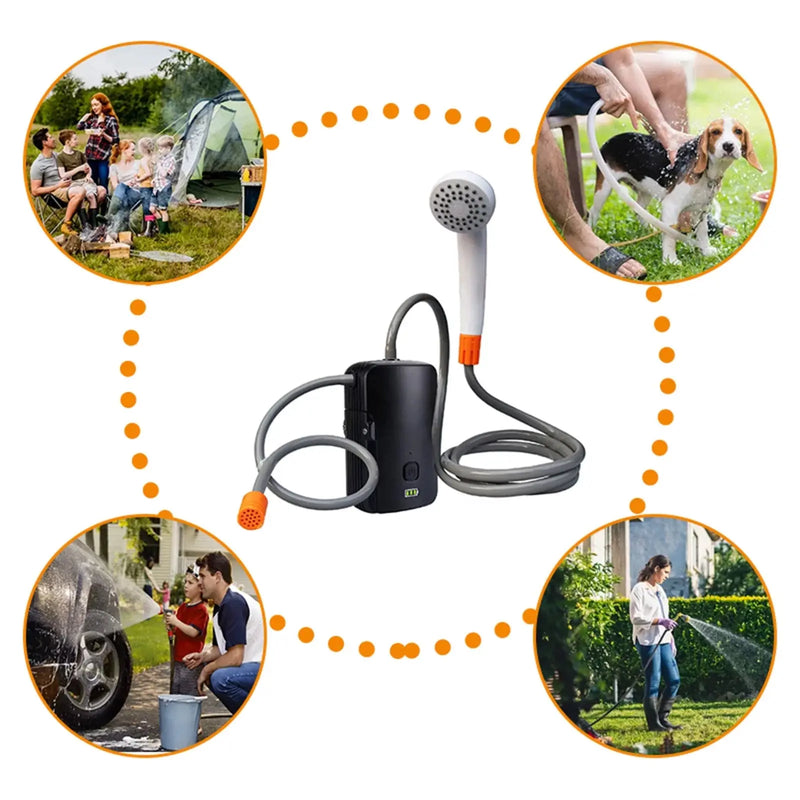 Load image into Gallery viewer, AdvenCrew 3-in-1 Rechargeable Portable Camping Shower - AdvenCrew