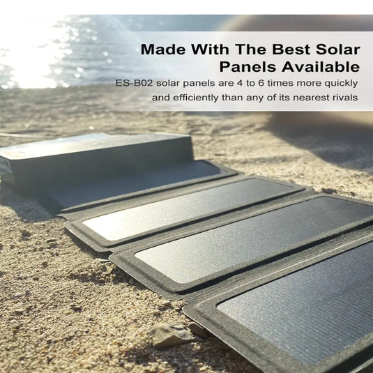 AdvenCrew Foldable Solar Panel & Wireless Charger Kit