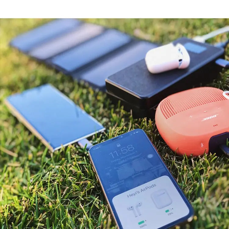 Загрузить изображение в просмотрщик галереи, AdvenCrew Foldable Solar Panel & Wireless Charger Kit