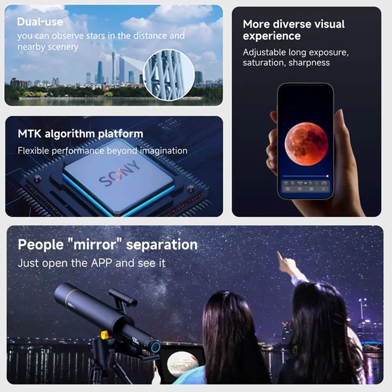 Load image into Gallery viewer, BeaverLAB TW1 Pro Smart Digital Astronomy Telescope