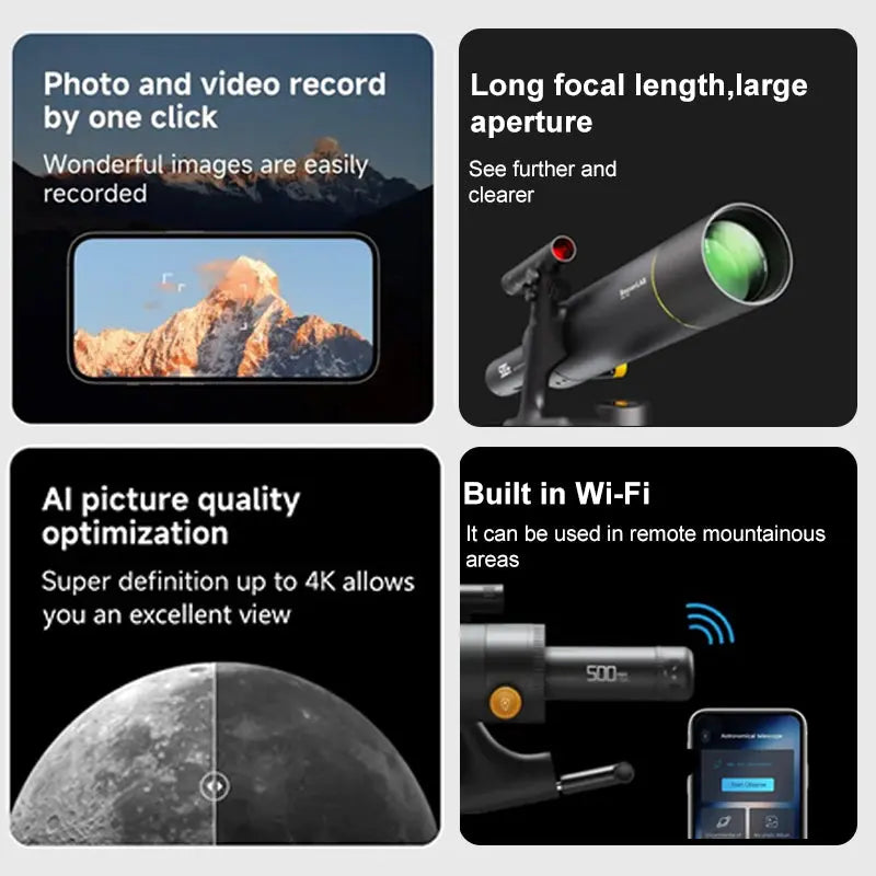 Load image into Gallery viewer, BeaverLAB TW1 Pro Smart Digital Astronomy Telescope