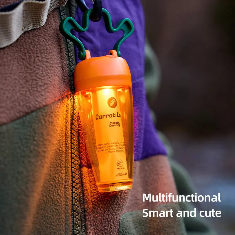 Загрузить изображение в просмотрщик галереи, Motata Outdoor Camping Carrot Lantern Radish Tent Lamp