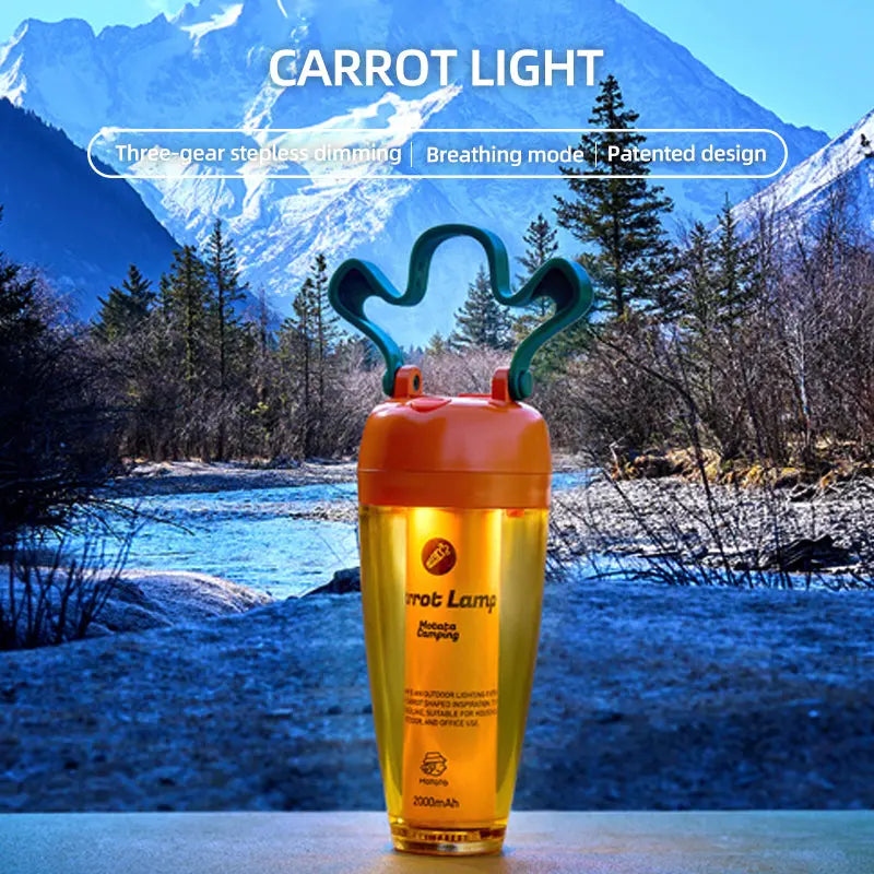 Загрузить изображение в просмотрщик галереи, Motata Outdoor Camping Carrot Lantern Radish Tent Lamp