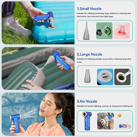 KiCA Jetfan 2.0 Mini Electric Air Duster Fan Air Blower Giftbox - AdvenCrew