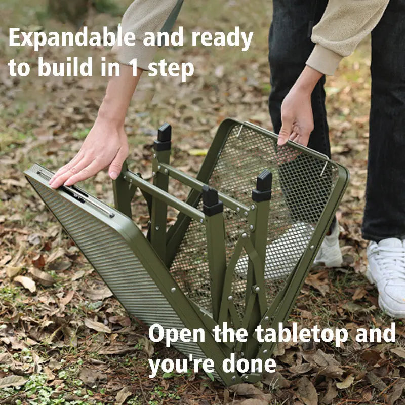Load image into Gallery viewer, 3-section Portable Adjustable Folding Table