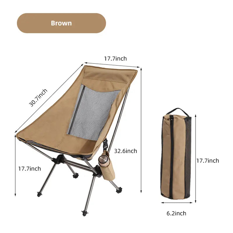 Загрузить изображение в просмотрщик галереи, AdventureCrew Outdoor Folding Moon Chair