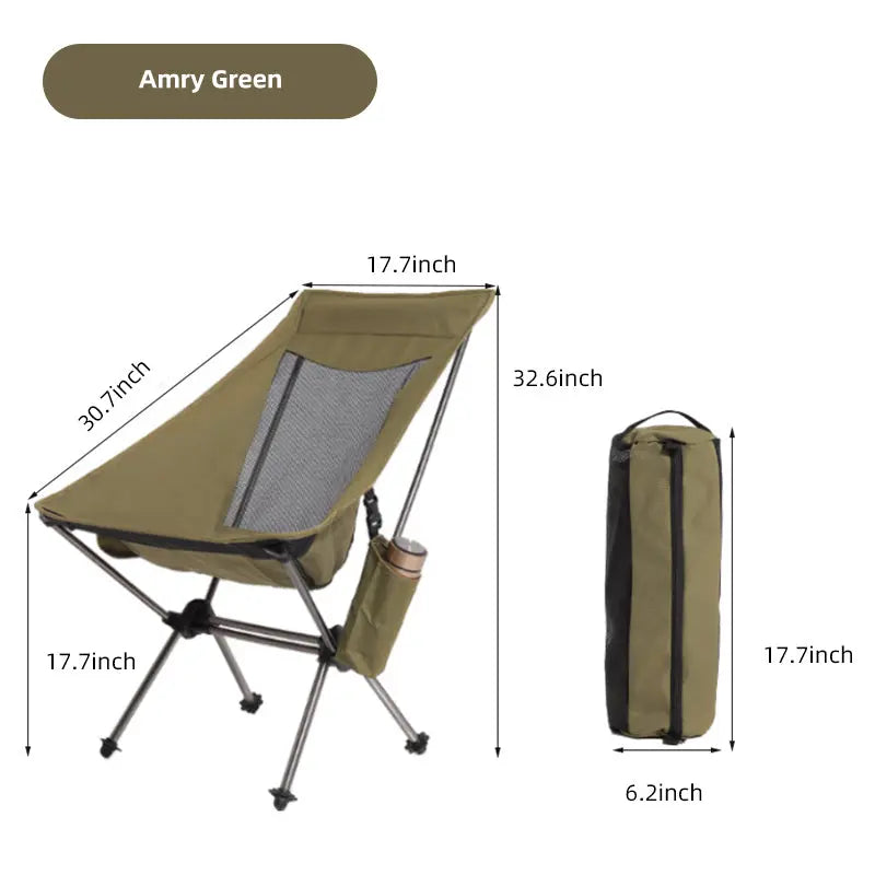 Загрузить изображение в просмотрщик галереи, AdventureCrew Outdoor Folding Moon Chair