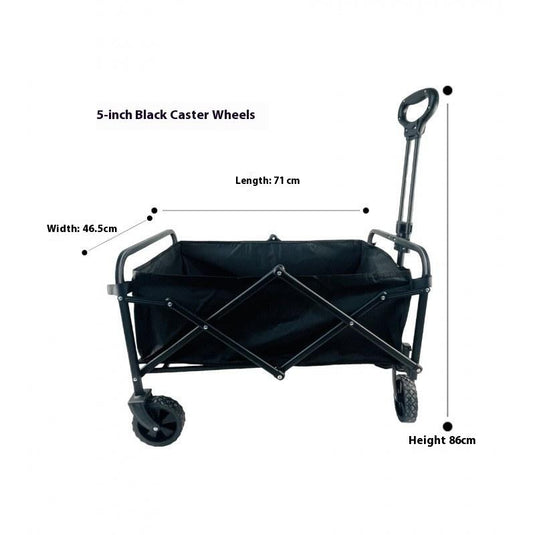 AdvenCrew Foldable Utility Wagon for Grocery, Camping & Outdoors