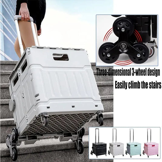 AdvenCrew Foldable Outdoor Trolley Camping Cart AdvenCrew