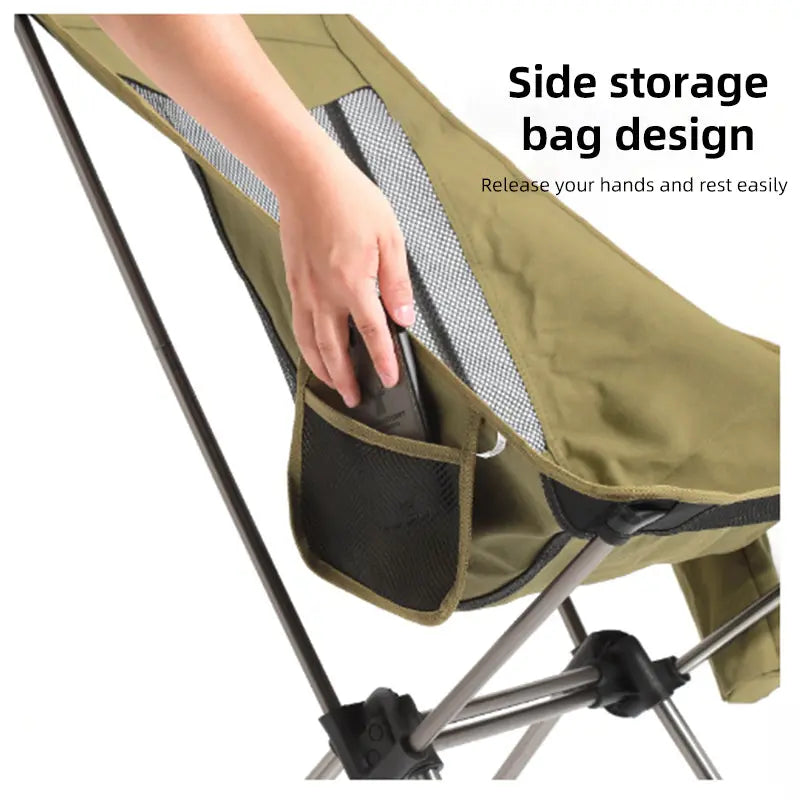 Load image into Gallery viewer, AdventureCrew Outdoor Folding Moon Chair
