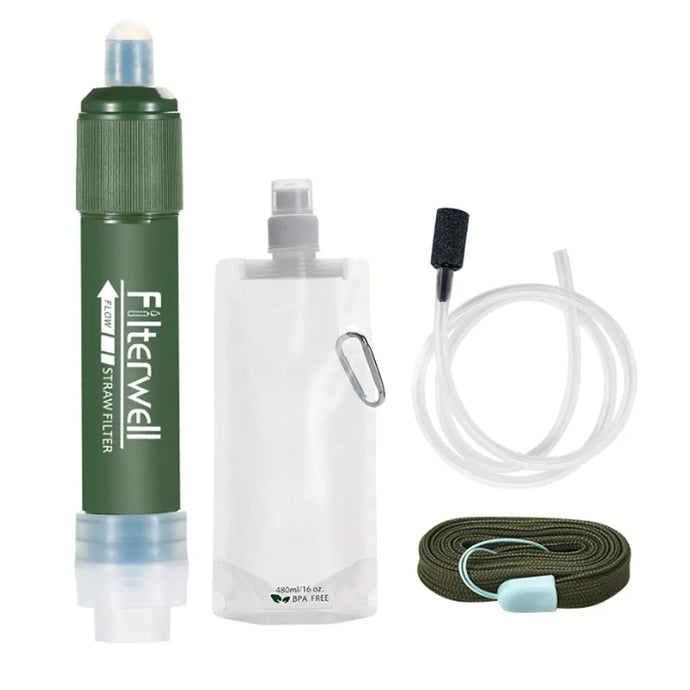 AdvenCrew 3-in-1 Portable Mini Personal Water Filter