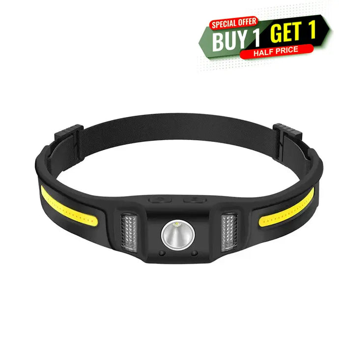 AdvenCrew LED Integrated Sensor Hiking Headlamp AdvenCrew