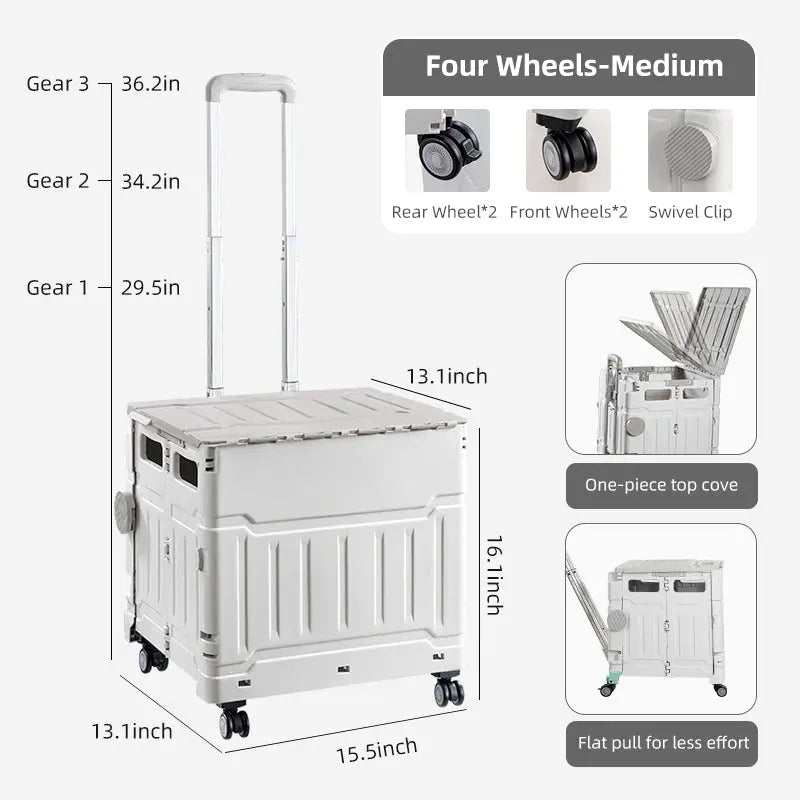 Load image into Gallery viewer, AdvenCrew Foldable Outdoor Trolley
