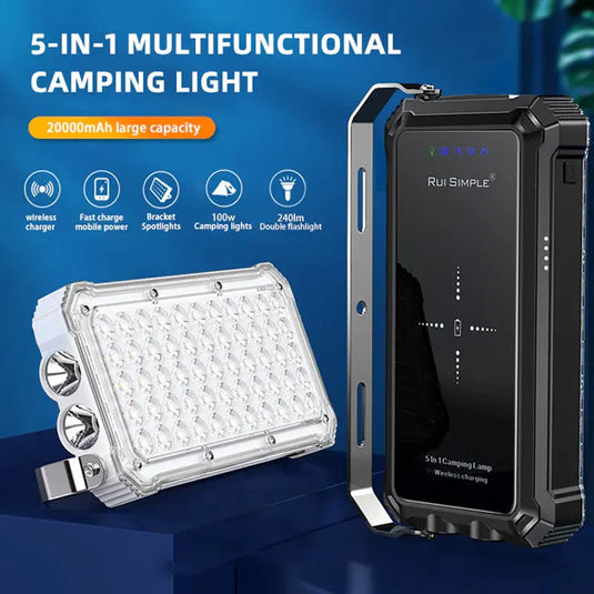 AdvenCrew Multifunctional Rechargeable Portable Camping Light
