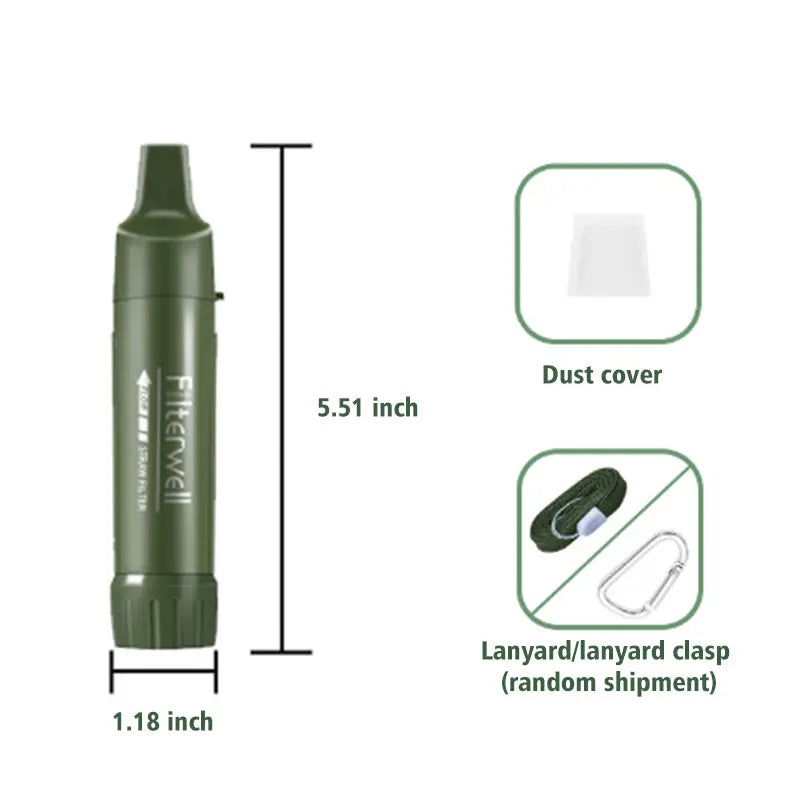 Load image into Gallery viewer, AdvenCrew 3-in-1 Portable Mini Personal Water Filter
