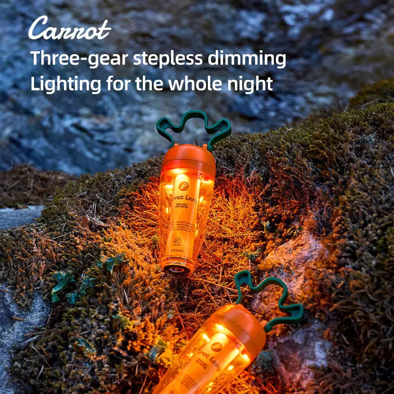Load image into Gallery viewer, Motata Outdoor Camping Carrot Lantern Radish Tent Lamp
