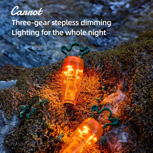 Motata Outdoor Camping Carrot Lantern Radish Tent Lamp