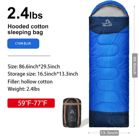 PELLIOT Outdoor Camping Hooded Sleeping Bag