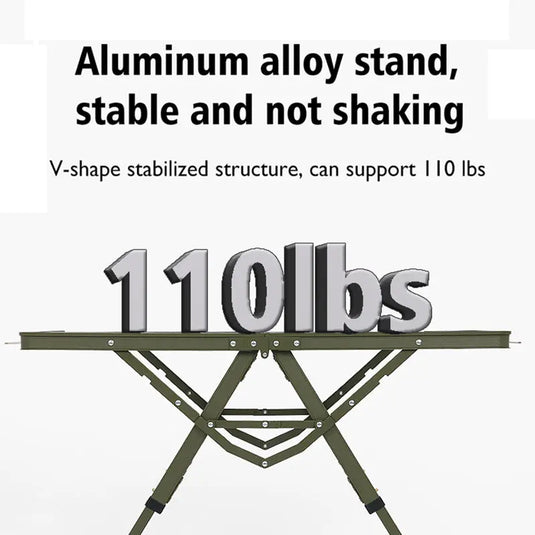 3-section Portable  Adjustable Folding Table